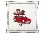 Charline Car white cushion 40 x 40 pieceprinted fra GreenGate - Tinashjem